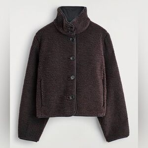 COS Funnel-Neck Teddy Jacket NWT